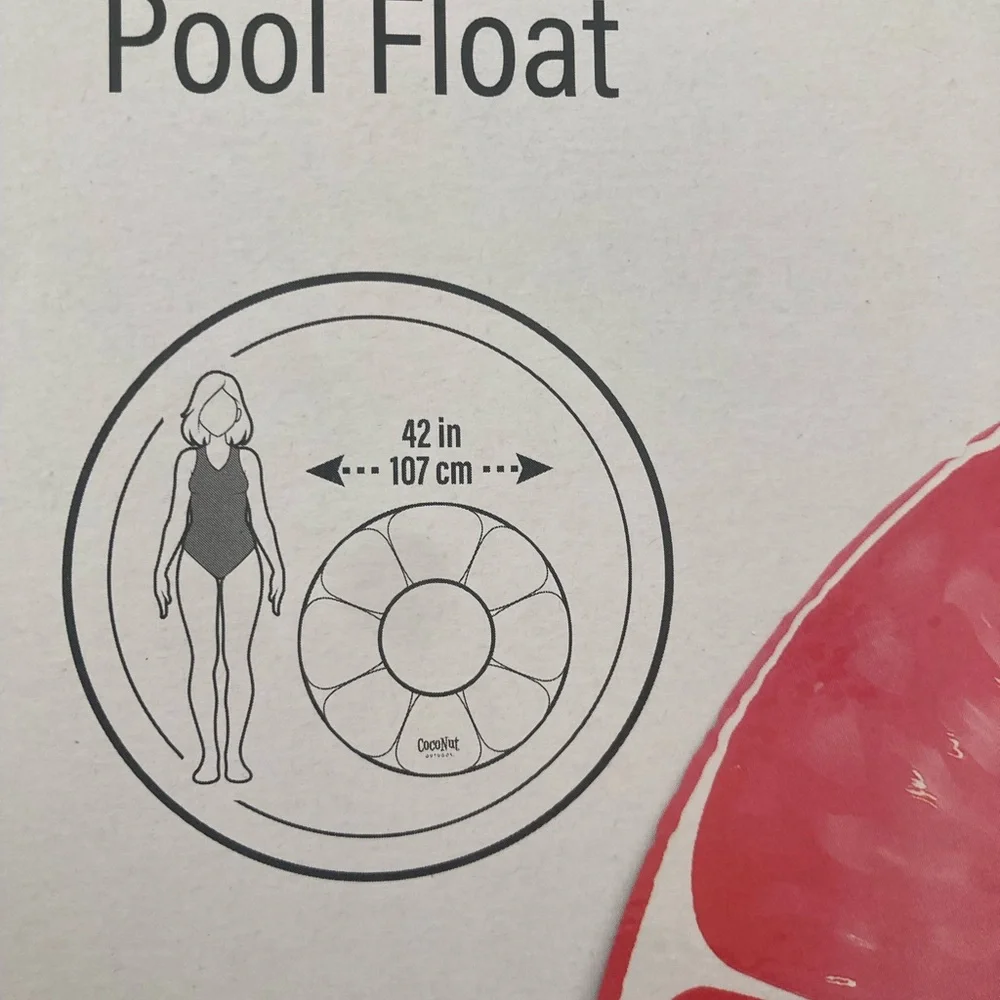 Grapefruit Pool Float - Picture 4 of 6